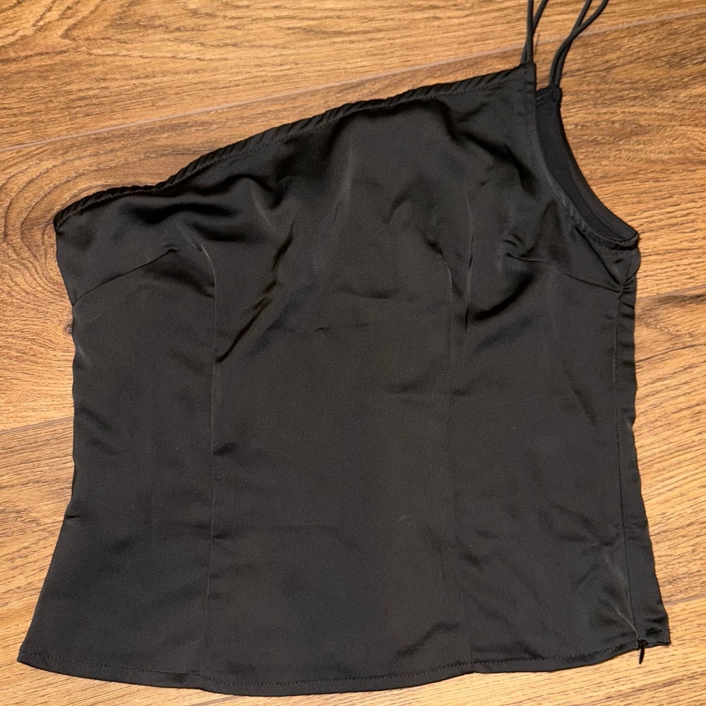by the way. Black Asymmetrical Camisole
